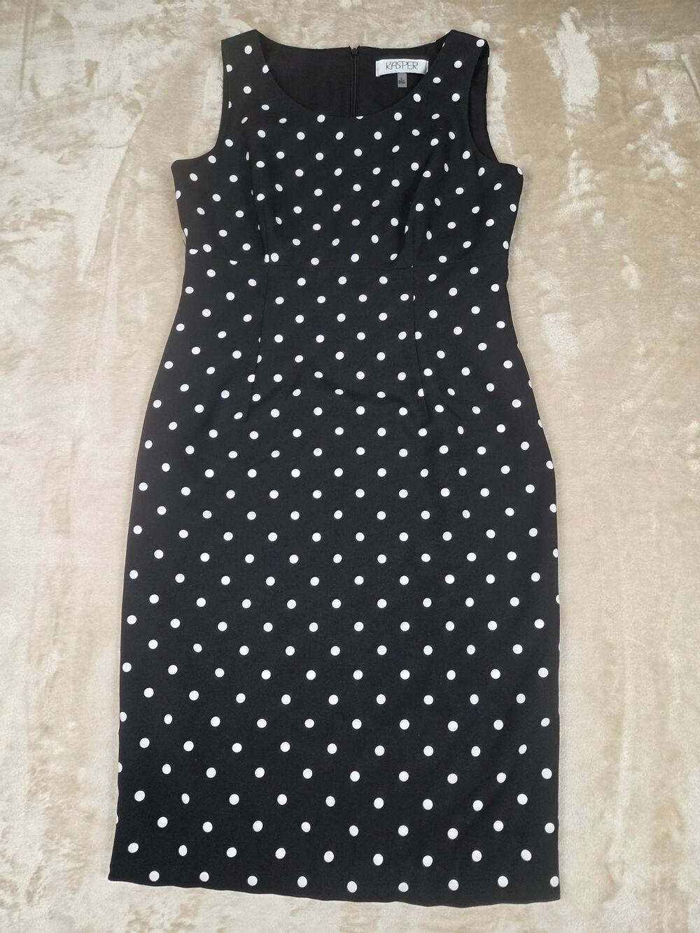 Kasper Polka Dot Dress